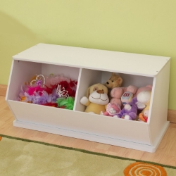 Mobilă albă pentru jucării Teddy